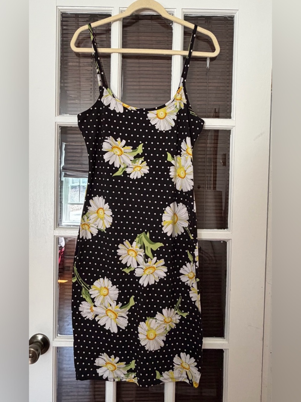 Absolutely Love It Women’s XL Black Bodycon Floral Print Slip Dress | SKU 0146